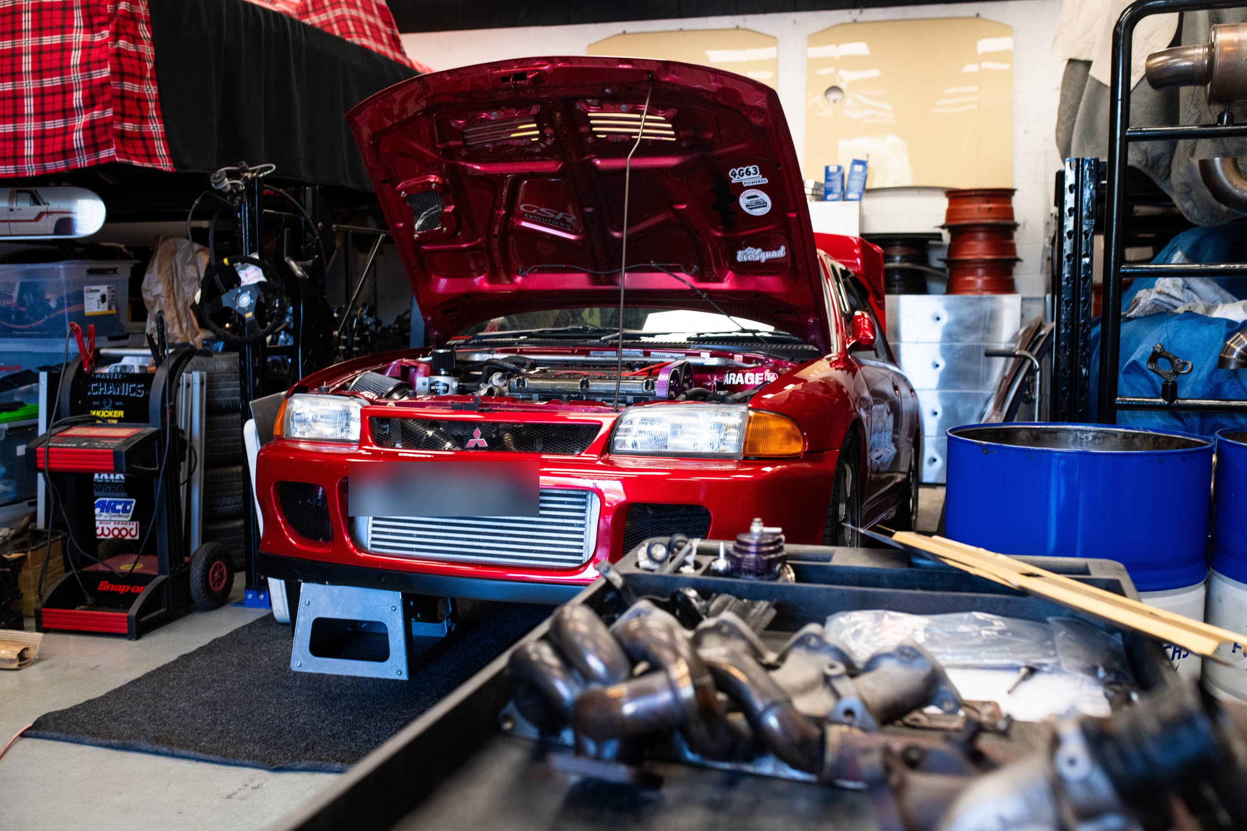 Master Mechanics workshop on Upper Queen Street, Eden Terrace, Auckland